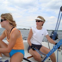Erin and Maggie - Sailing Course